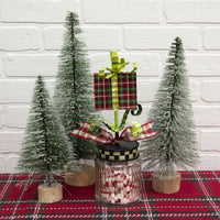 The Round Top Collection - Plaid Gift Finial