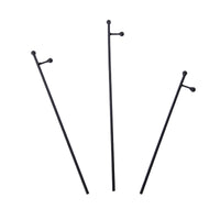 The Round Top Collection - Black Mini Gallery Display Stakes (Three Sizes To Choose From)
