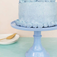 Joyeux Company - Melamine Cake Stand- Wedgewood Blue