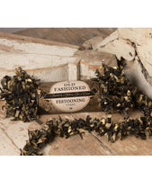 Bethany Lowe - Black and Gold Garland