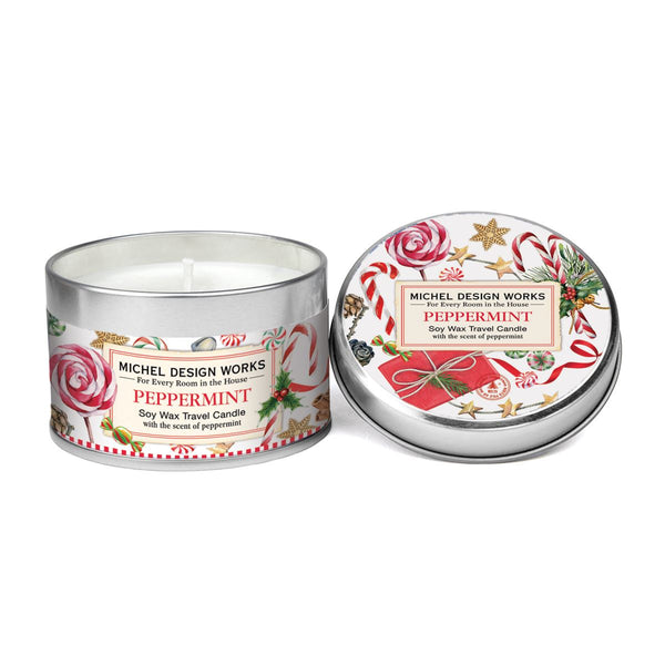 Michel Design Works - Peppermint Travel Candle