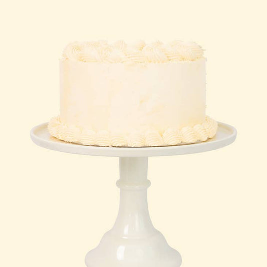 Joyeux Company - Melamine Cake Stand- Linen White