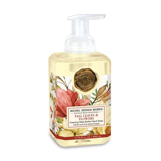 Michel Design Works - Fall Leaves & Flowers Foaming Hand Soap