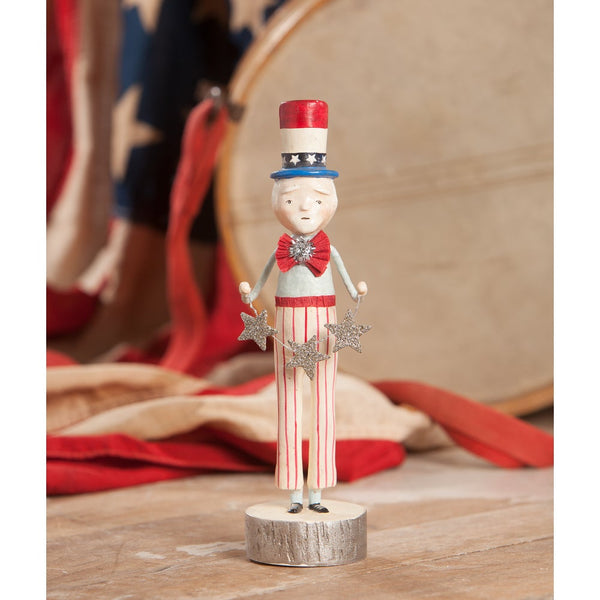 Bethany Lowe - Uncle Sam With Star Garland
