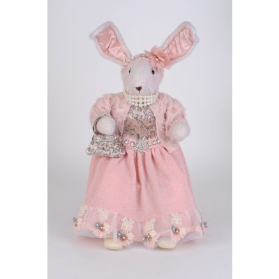 Karen Didion - Pink Sitting Bunny