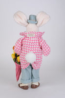 Karen Didion - Floral Umbrella Bunny