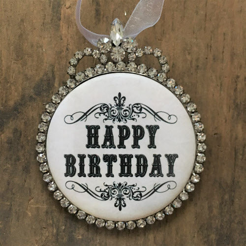 My Favorite Things - Crown Ornament-Happy Birthday