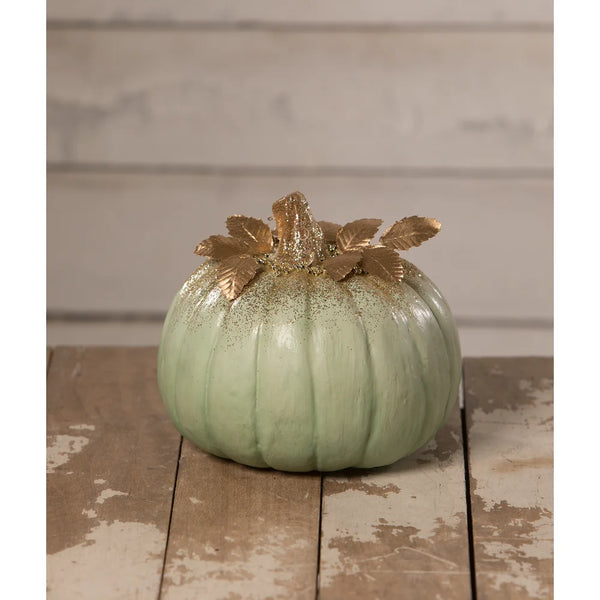 Bethany Lowe - Elegant Green Pumpkin