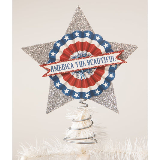 Bethany Lowe - America the Beautiful Tree Topper