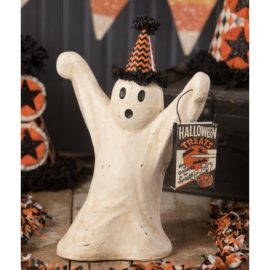 Bethany Lowe - Spooky Soiree Ghost Medium Paper Mache
