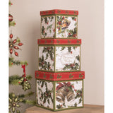 Bethany Lowe - Holly Boxes Set of 3