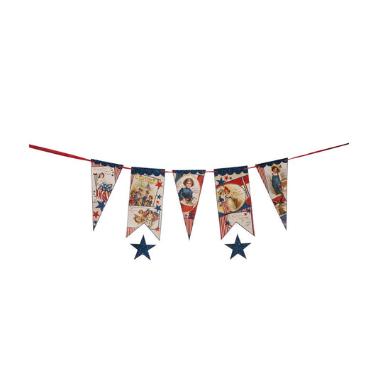 Bethany Lowe - Americana Star Garland